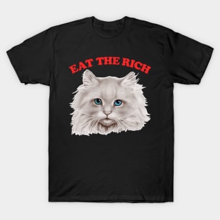 Eat The Rich Kitty T-Shirt